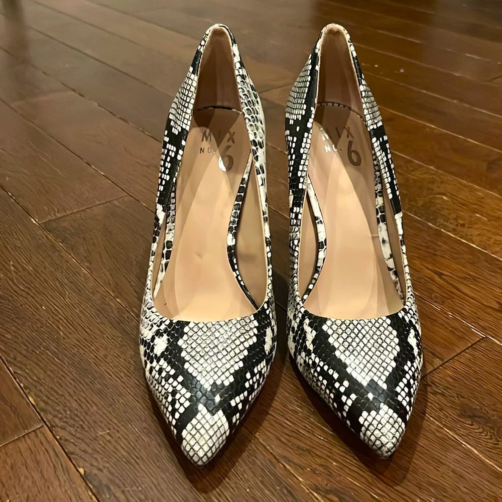 Snake skin heels